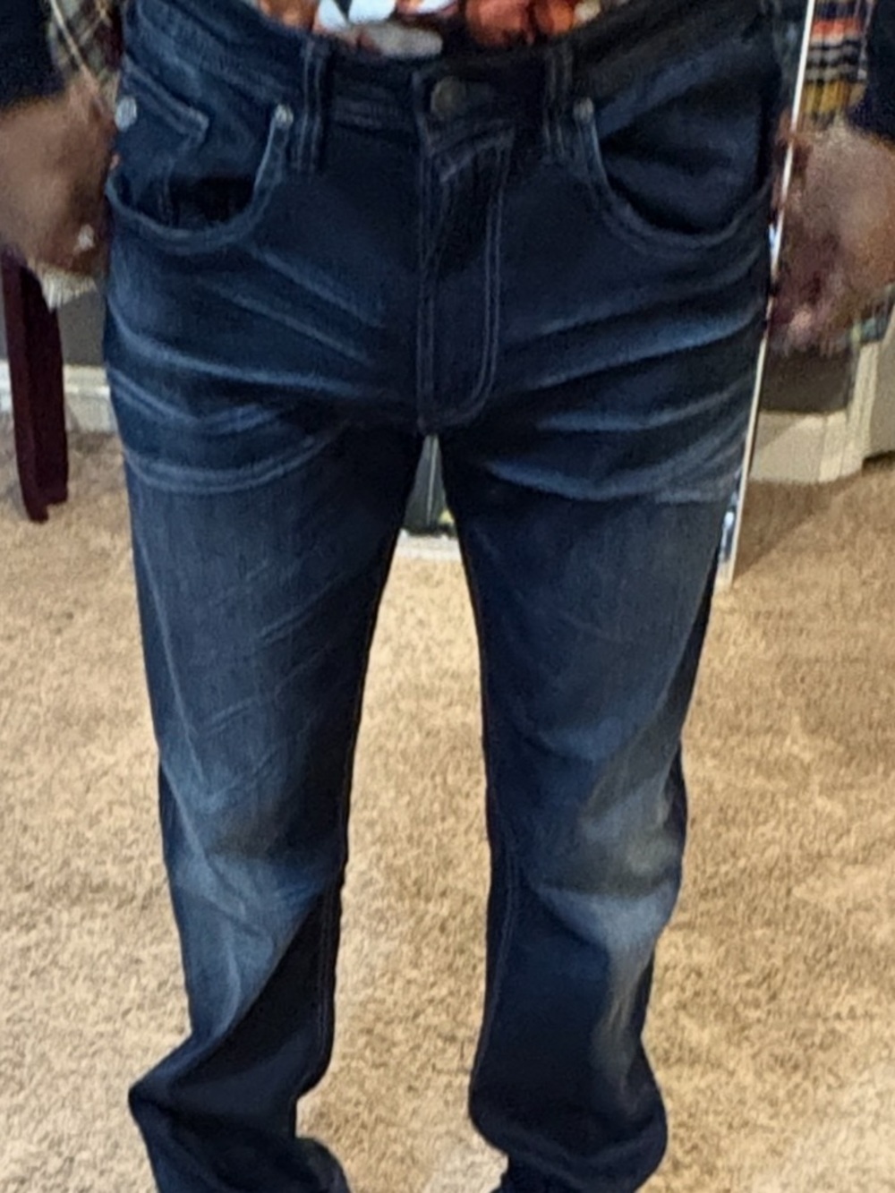 Buffalo David Bitton Men’s Midnight Blue Slim Straight Jeans